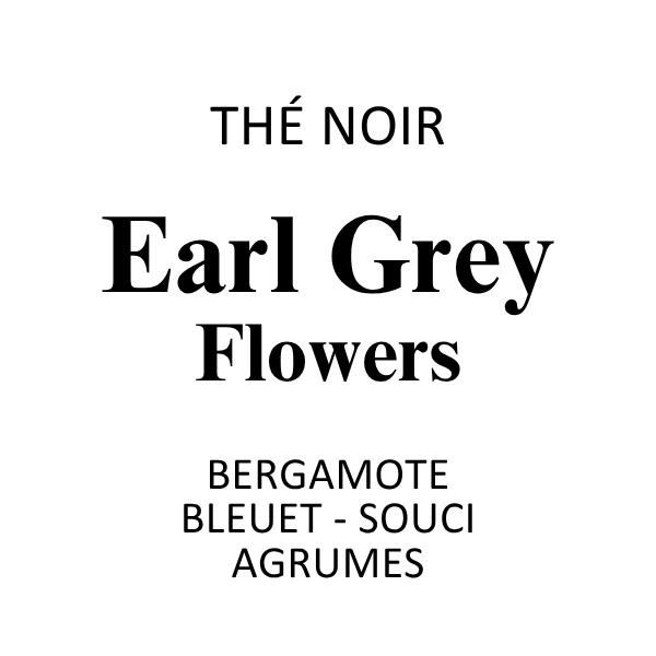 Thé Noir Earl Grey Flowers