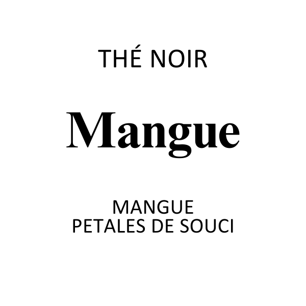 Thé Noir Mangue