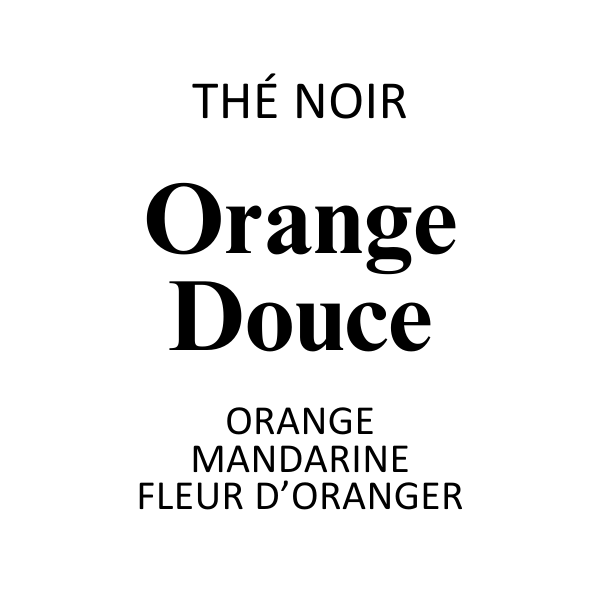 Thé Noir Orange Douce