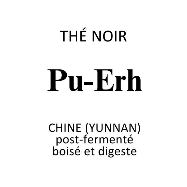 Thé Noir Pu-Erh