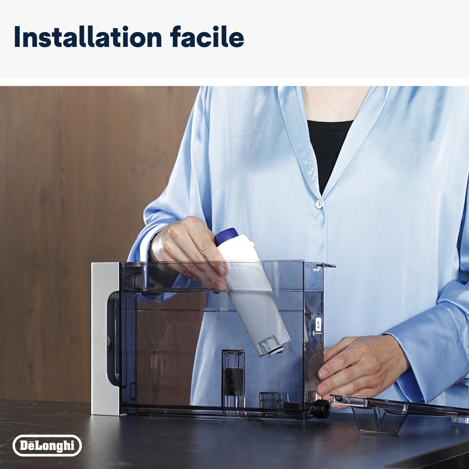 Cartouche filtrante - DELONGHI - DLSC002 pour machine à café à grains