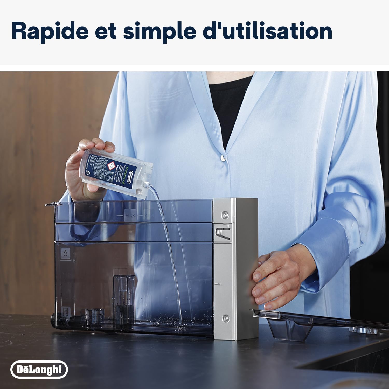 Détartrants DELONGHI DLSC200 - EcoDecalk pour machine automatique - 2 x 100ml