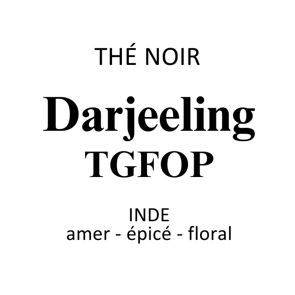 Thé Noir Darjeeling TGFOP