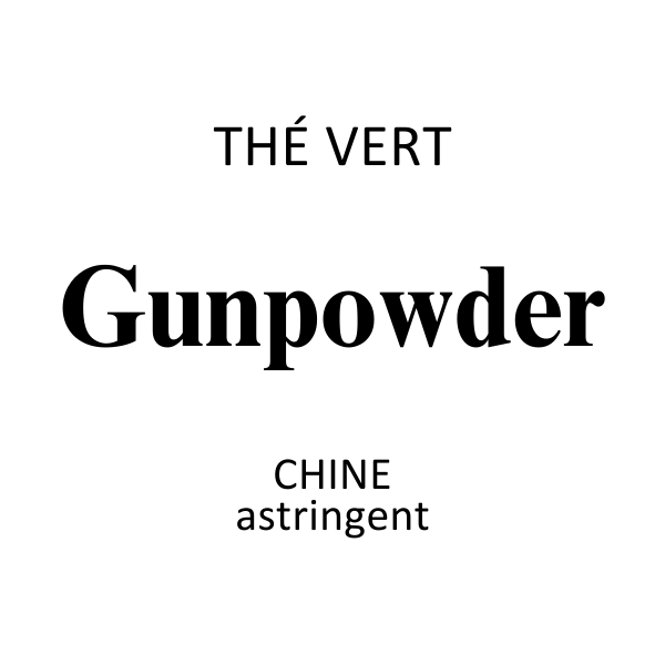 Thé Vert Gunpowder