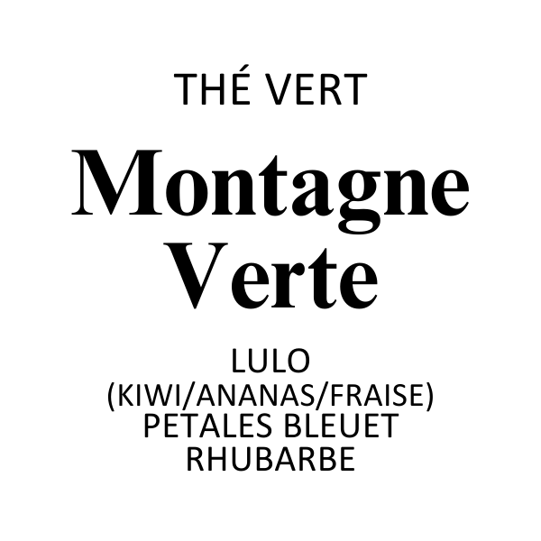 Thé Vert Montagne verte
