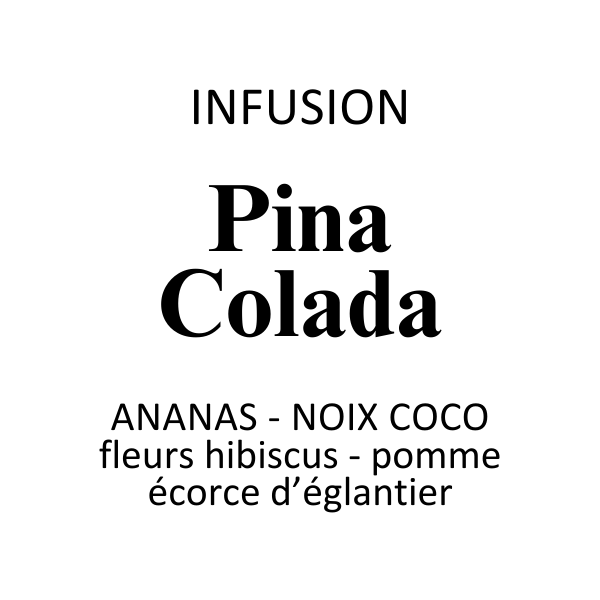 Eau de fruits Pinacolada