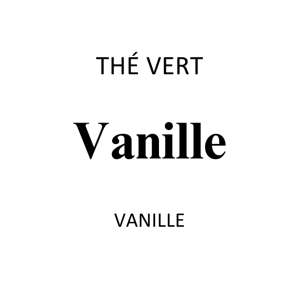 Thé Vert Vanille