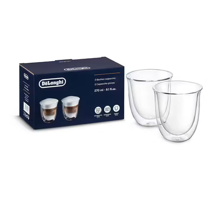 Verres pour cappuccino 27 cl x2 - DELONGHI